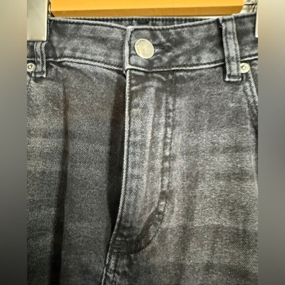 DL1961 Men’s Slim Straight Jeans – Size 38x34 Faded Black Denim - Picture 7 of 8